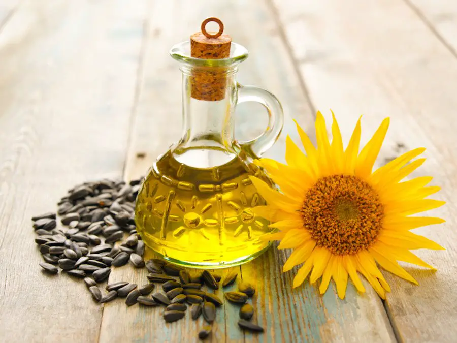 Photo of sunflower oil