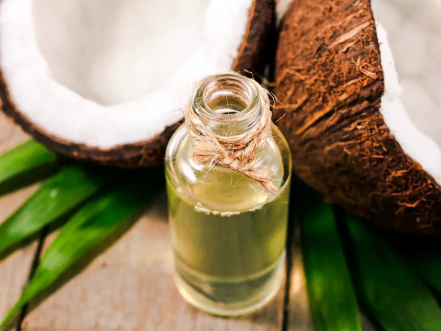 Photo of coconut oil and coconut