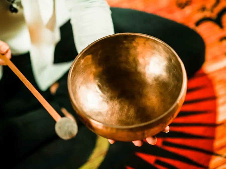 Photo of a Tibetan singing bowl