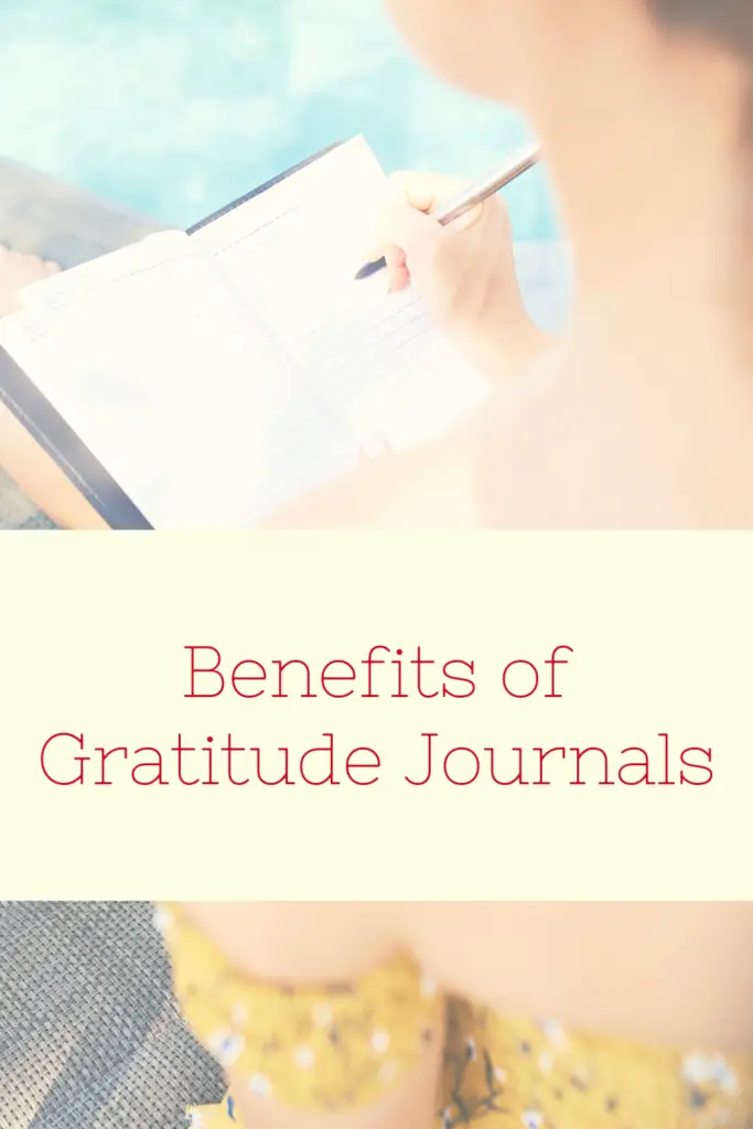 Pin image for Benefits of Gratitude Journals